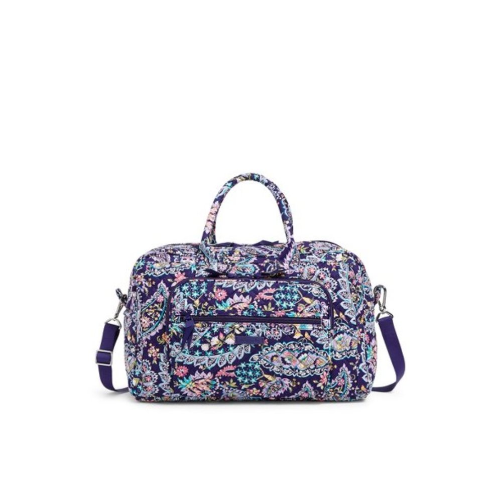 Vera Bradley French Paisley Compact Weekender Travel Bag